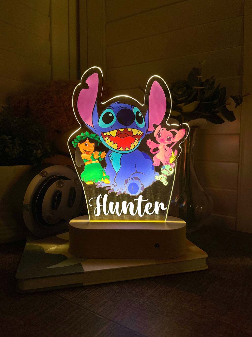 Personalized Lilo & Stitch Night Light