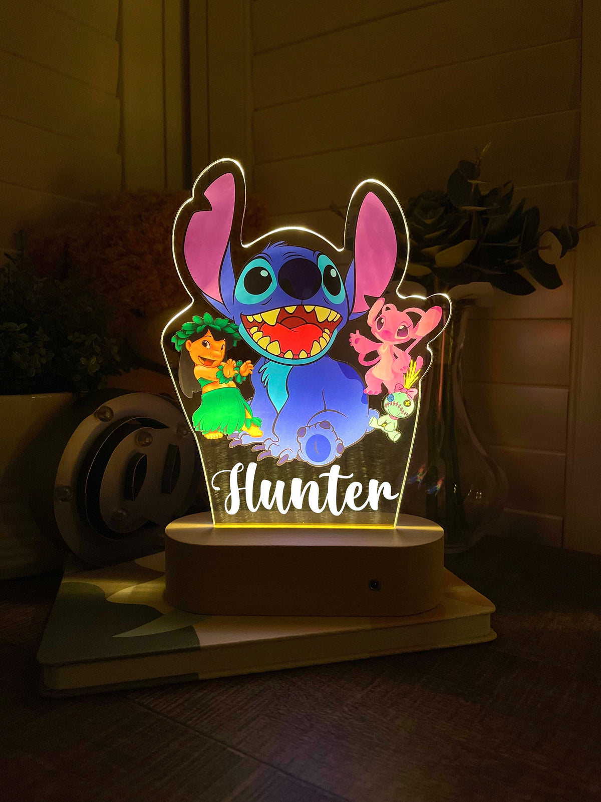 Personalized Lilo & Stitch Night Light