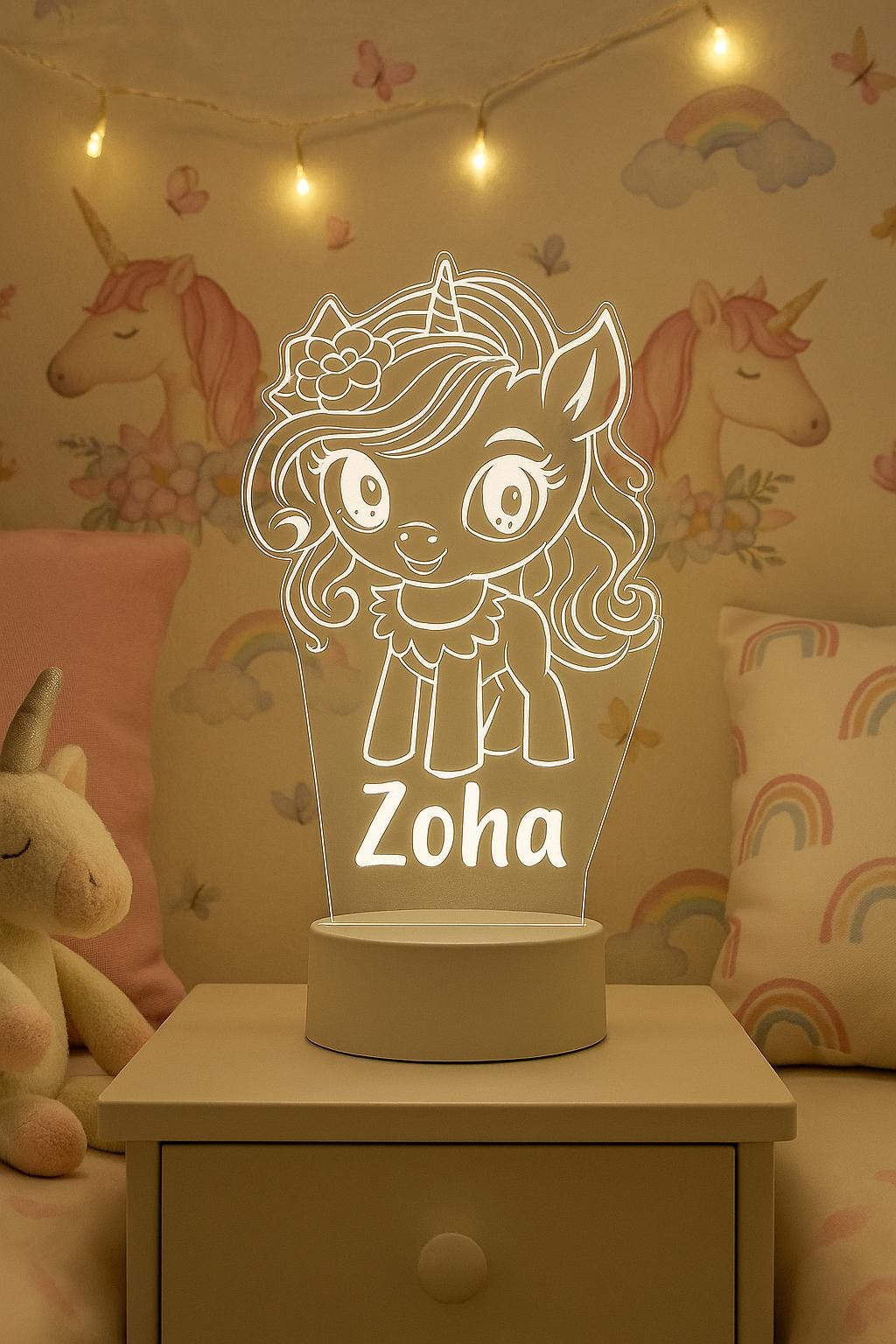 Personalized Unicorn Night Light