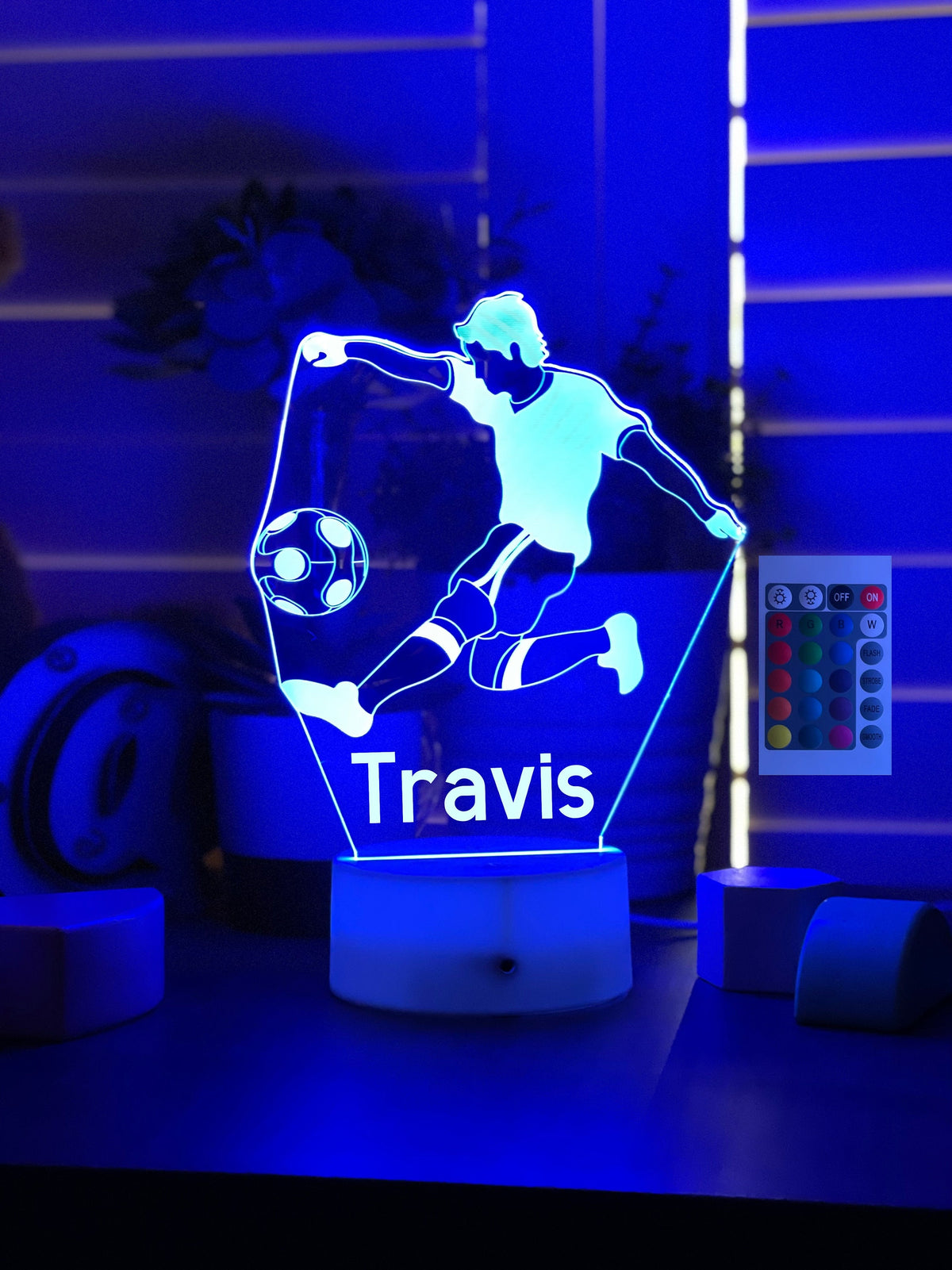 Personalized Football Night Light