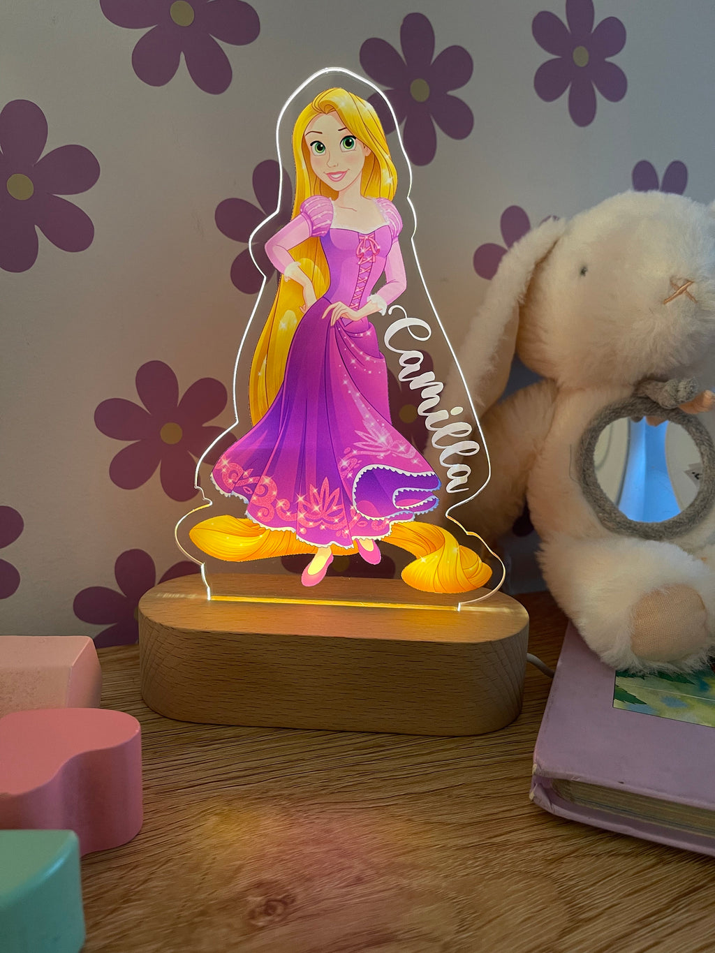 Personalized Rapunzel Night Light