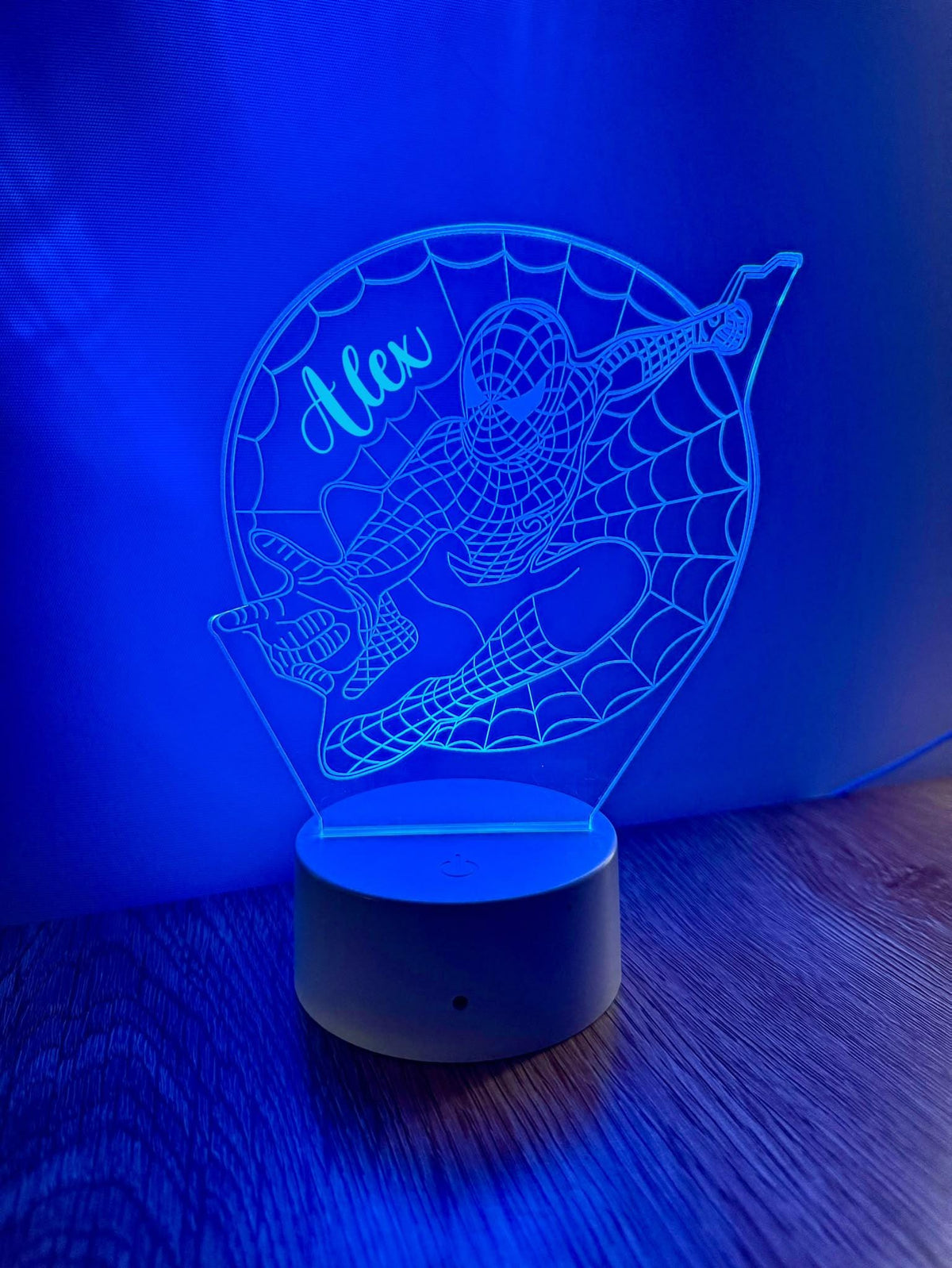 Personalized Spiderman Night Light