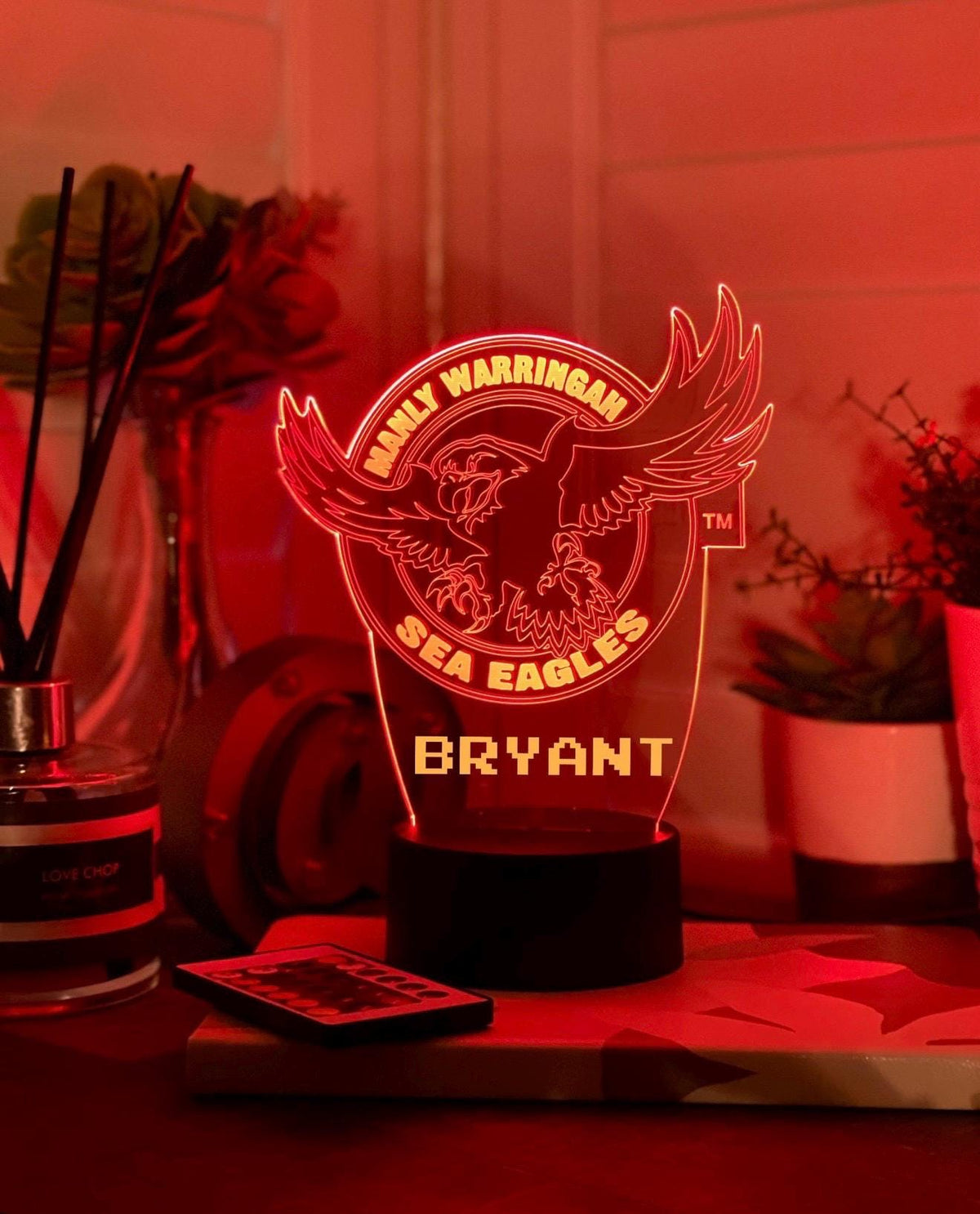Personalized Parramatta Eels NRL Night Light