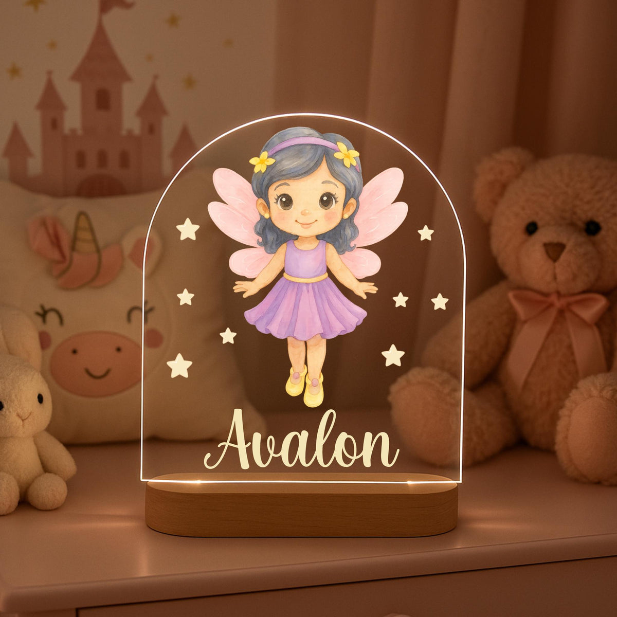 Personalized Starry Fairy Night Light