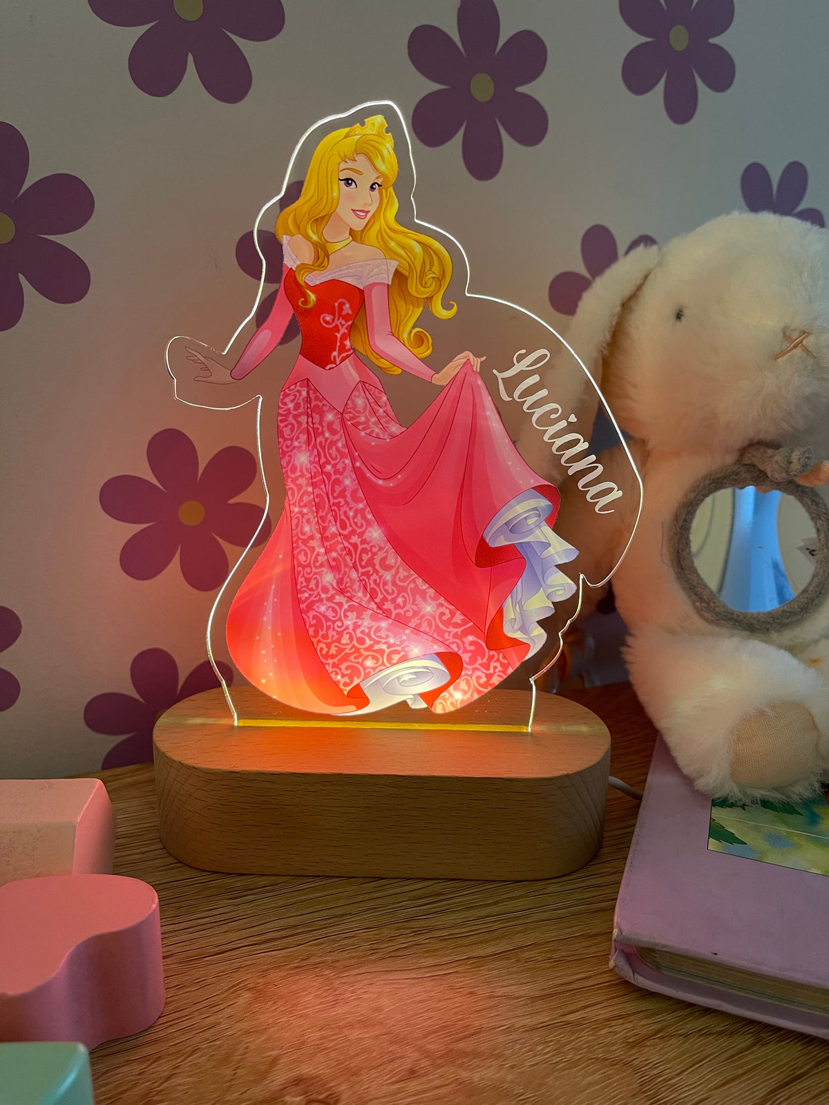 Personalized Princess Aurora Night Light