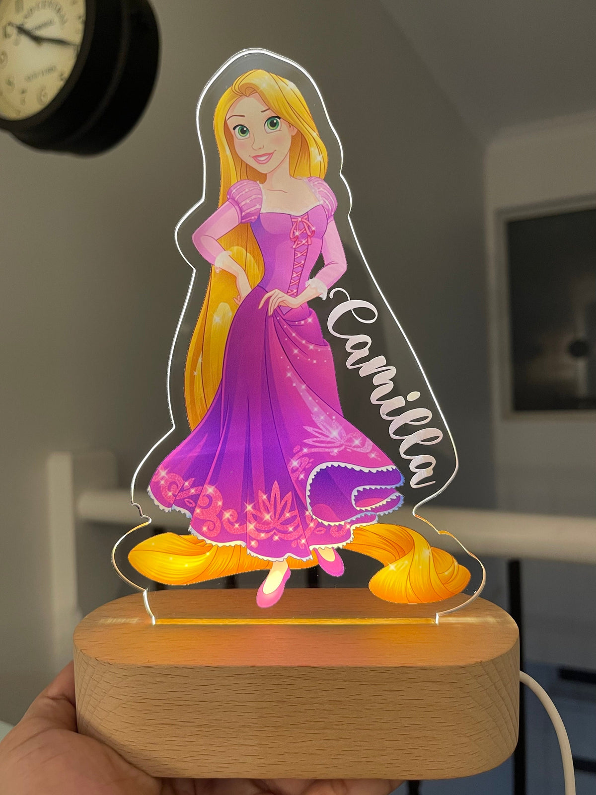 Personalized Rapunzel Night Light