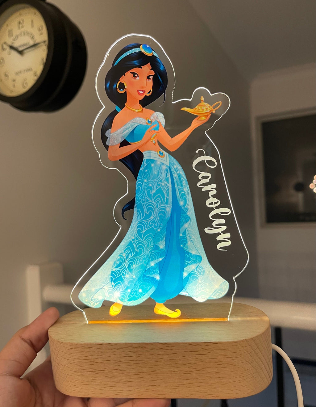 Personalized Jasmine Night Light