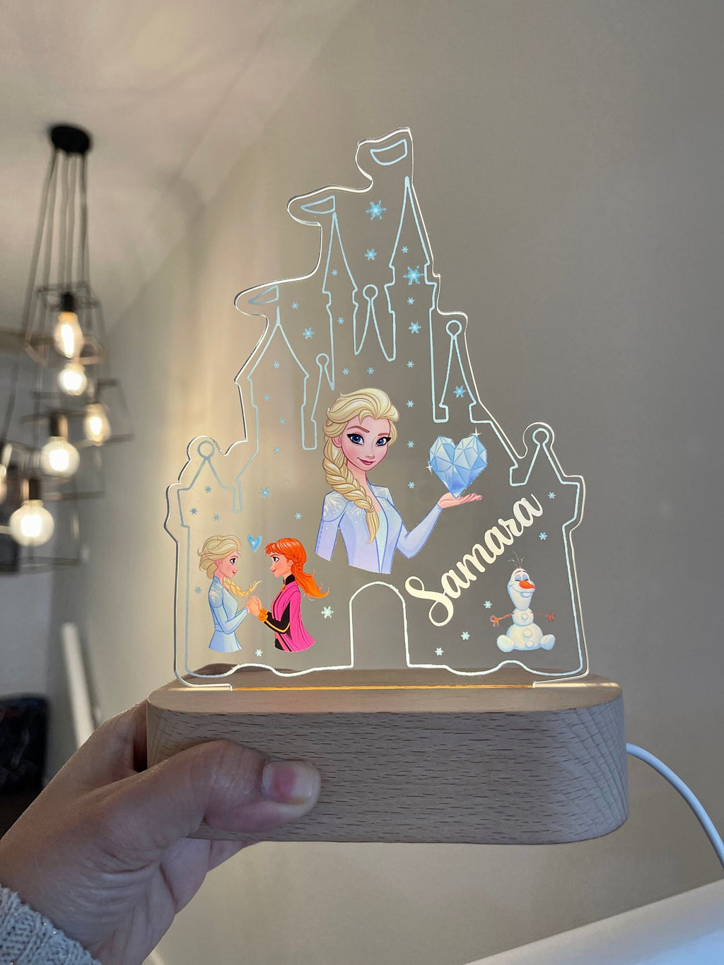 Personalized Frozen Elsa Night Light