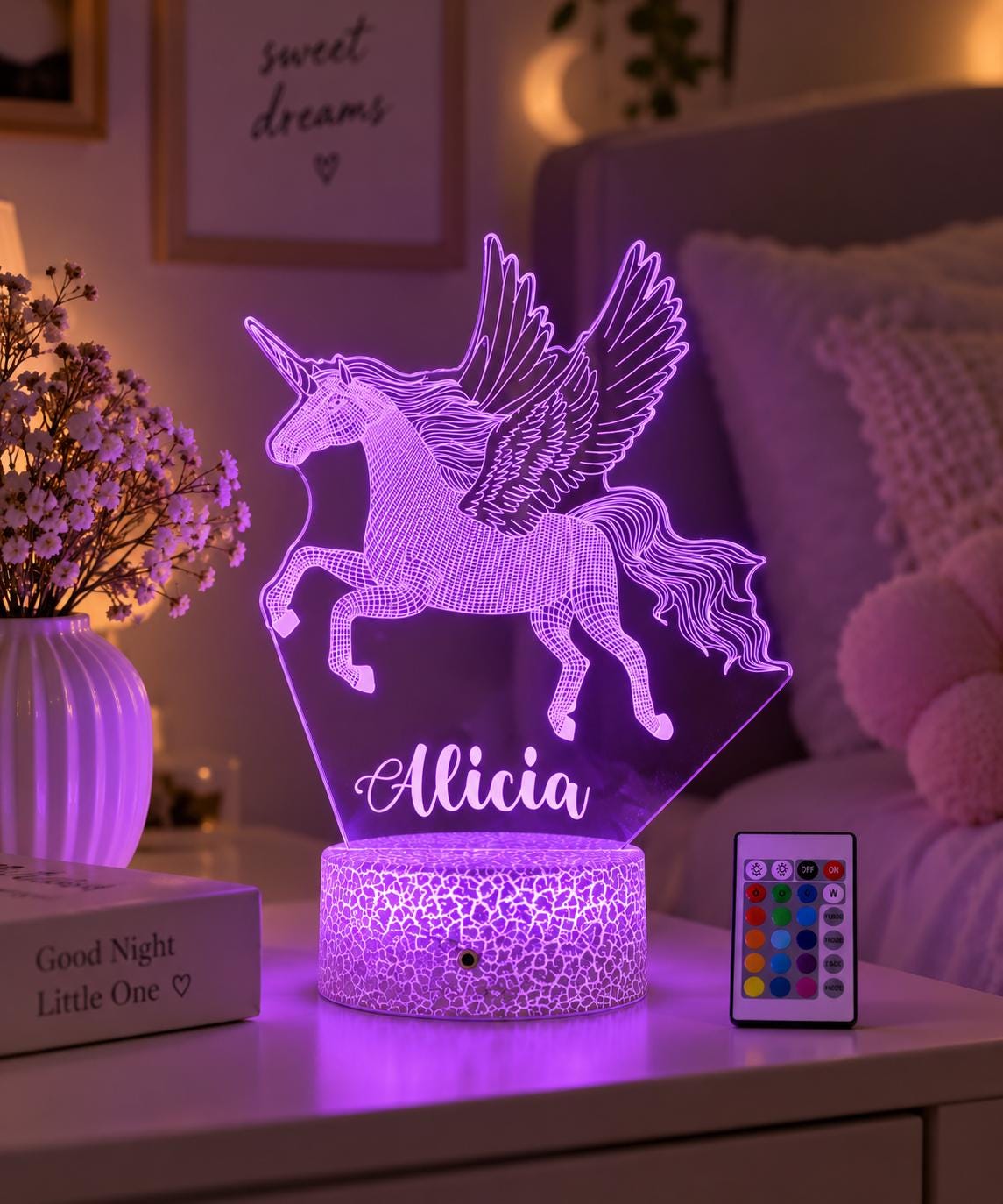 Personalized Unicorn Night Light