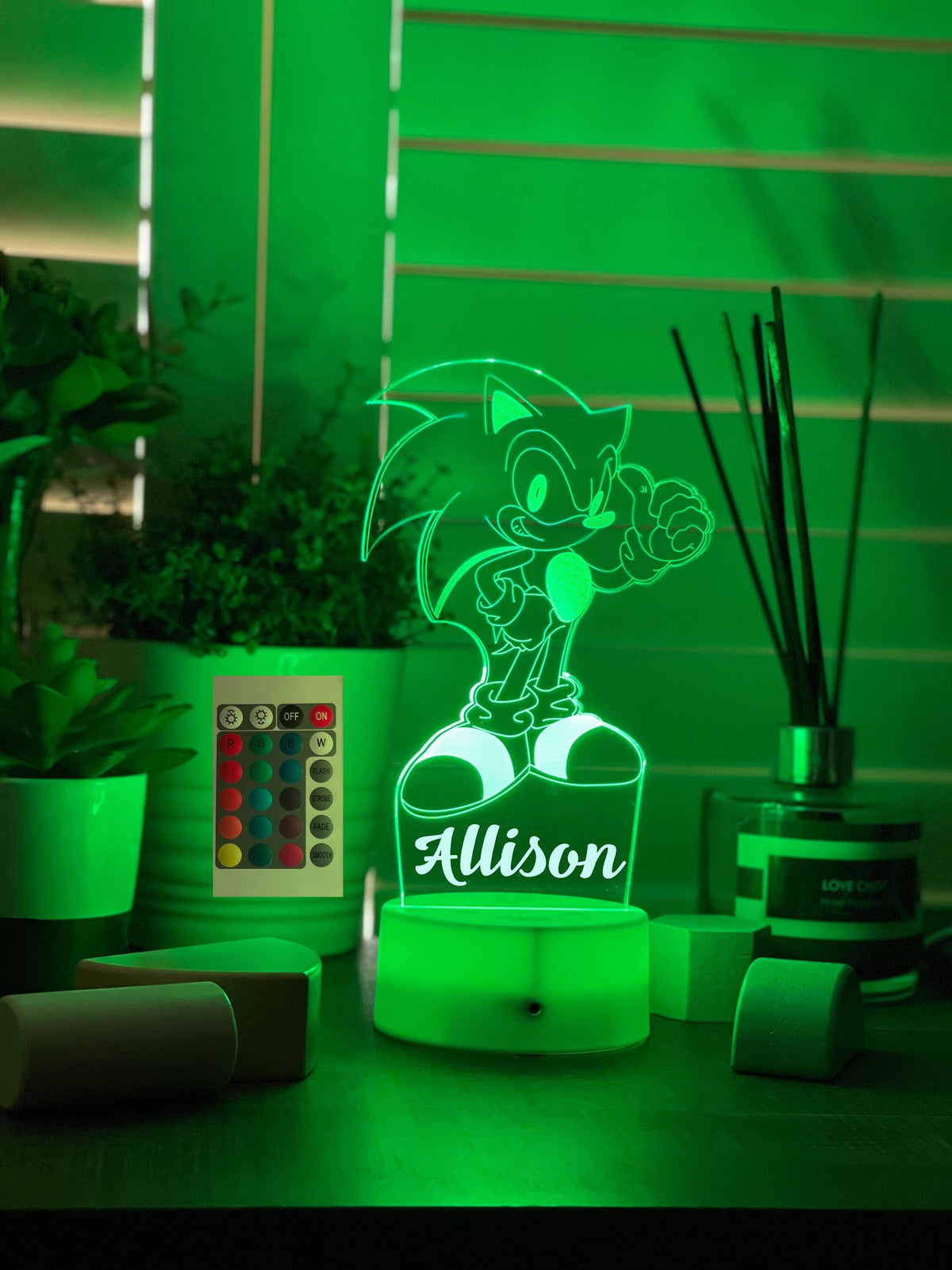 Personalized SONIC LED Night Light