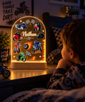 Personalised Motocross Night Light