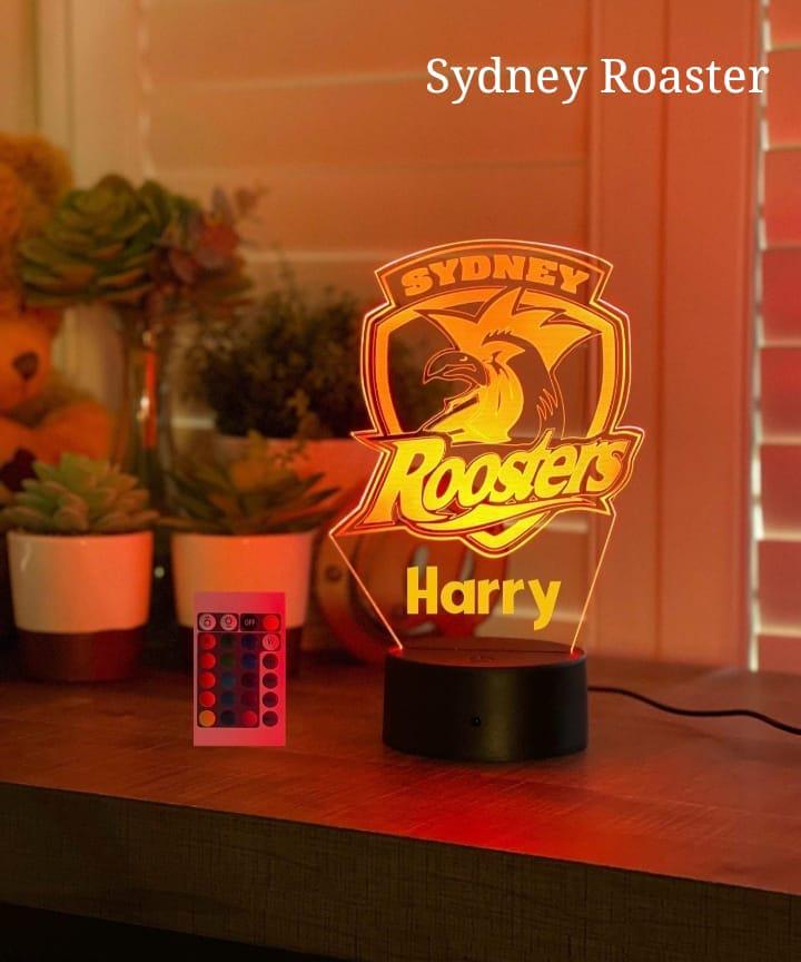 Personalised Bulldogs NRL Night Light