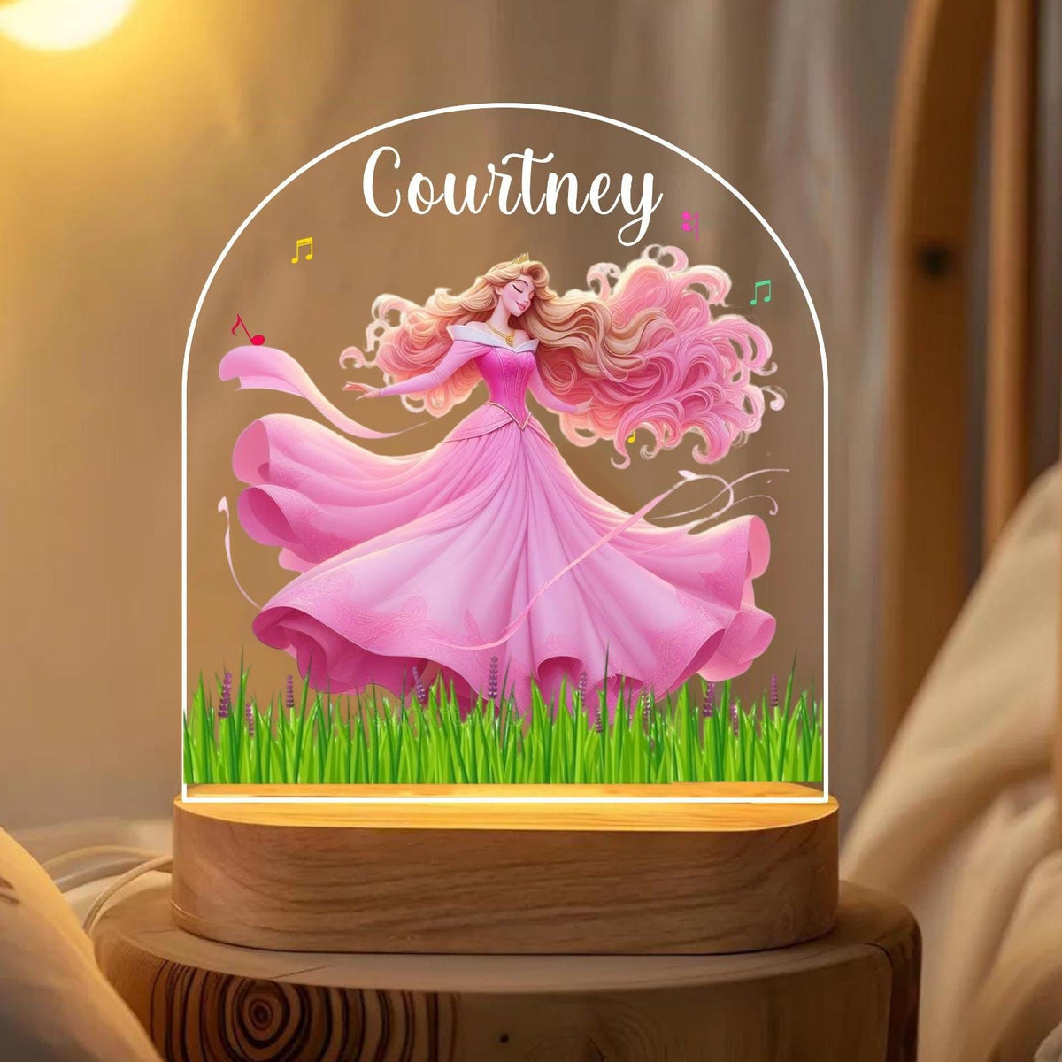 Personalized Princess Aurora Night Light