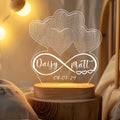 Personalized Infinity Couple Night Light