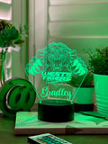 Personalised WESTS TIGERS Night Lamp