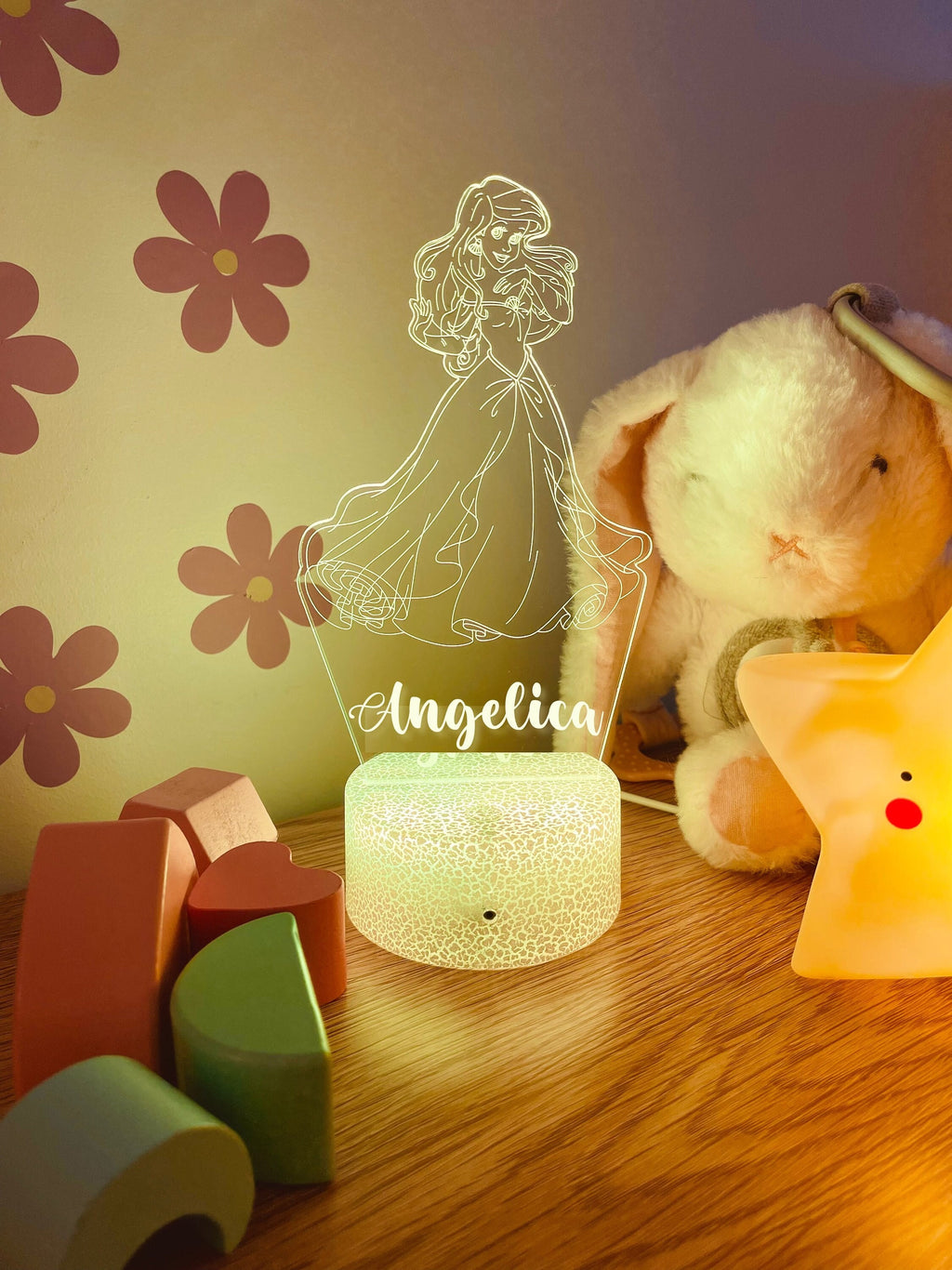 Personalized Ariel Princess Night Light