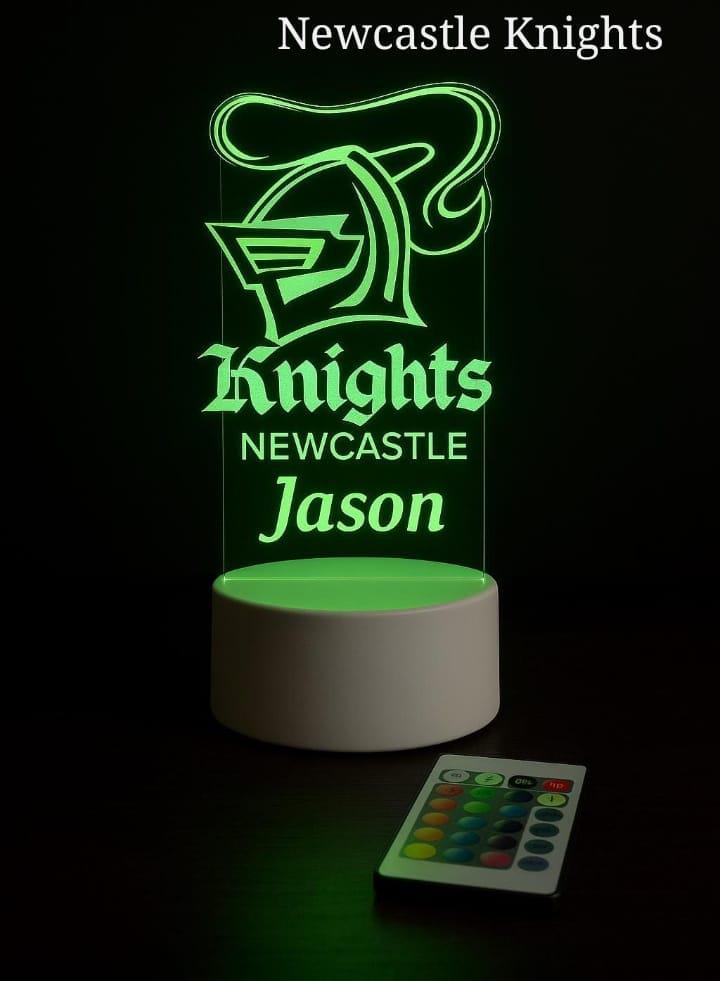 Personalised Bulldogs NRL Night Light