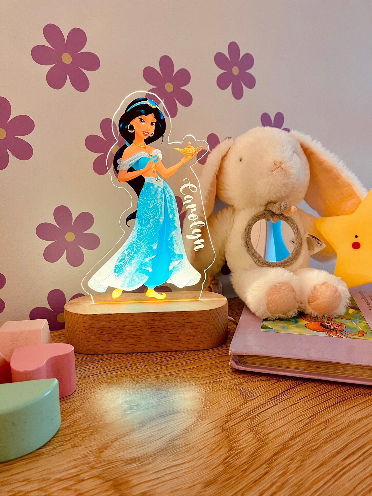 Personalized Jasmine Night Light
