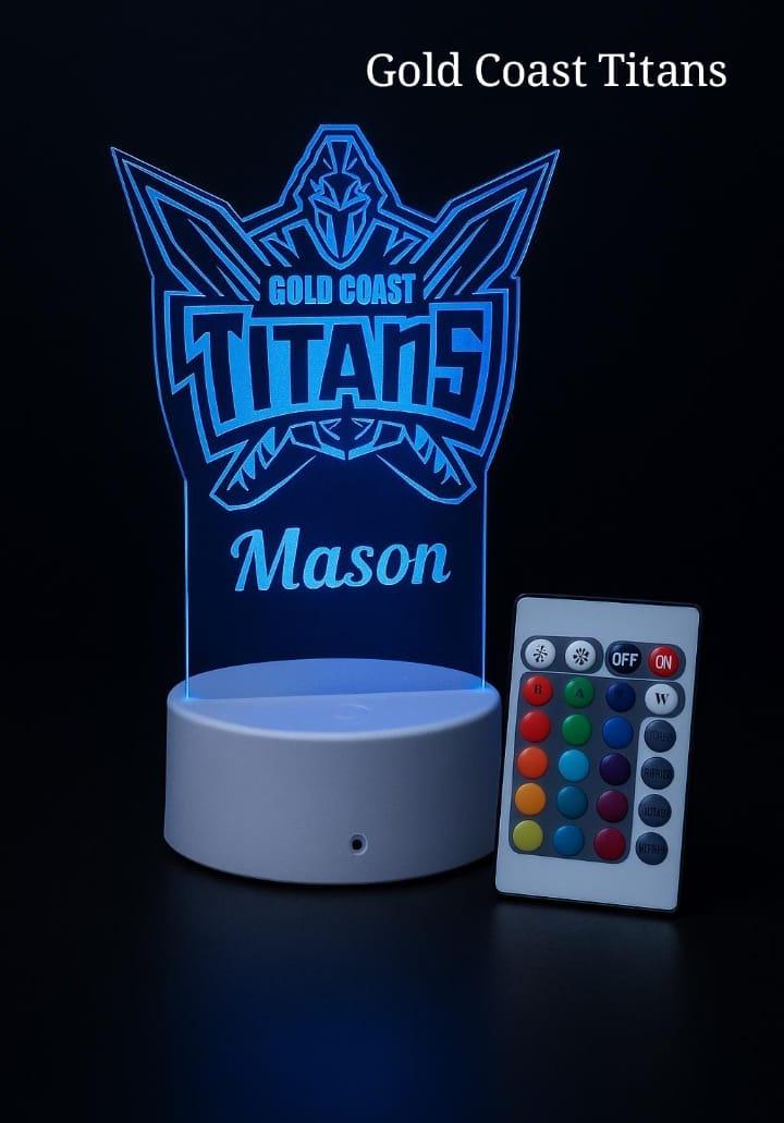 Personalized Rabbitohs Night Light