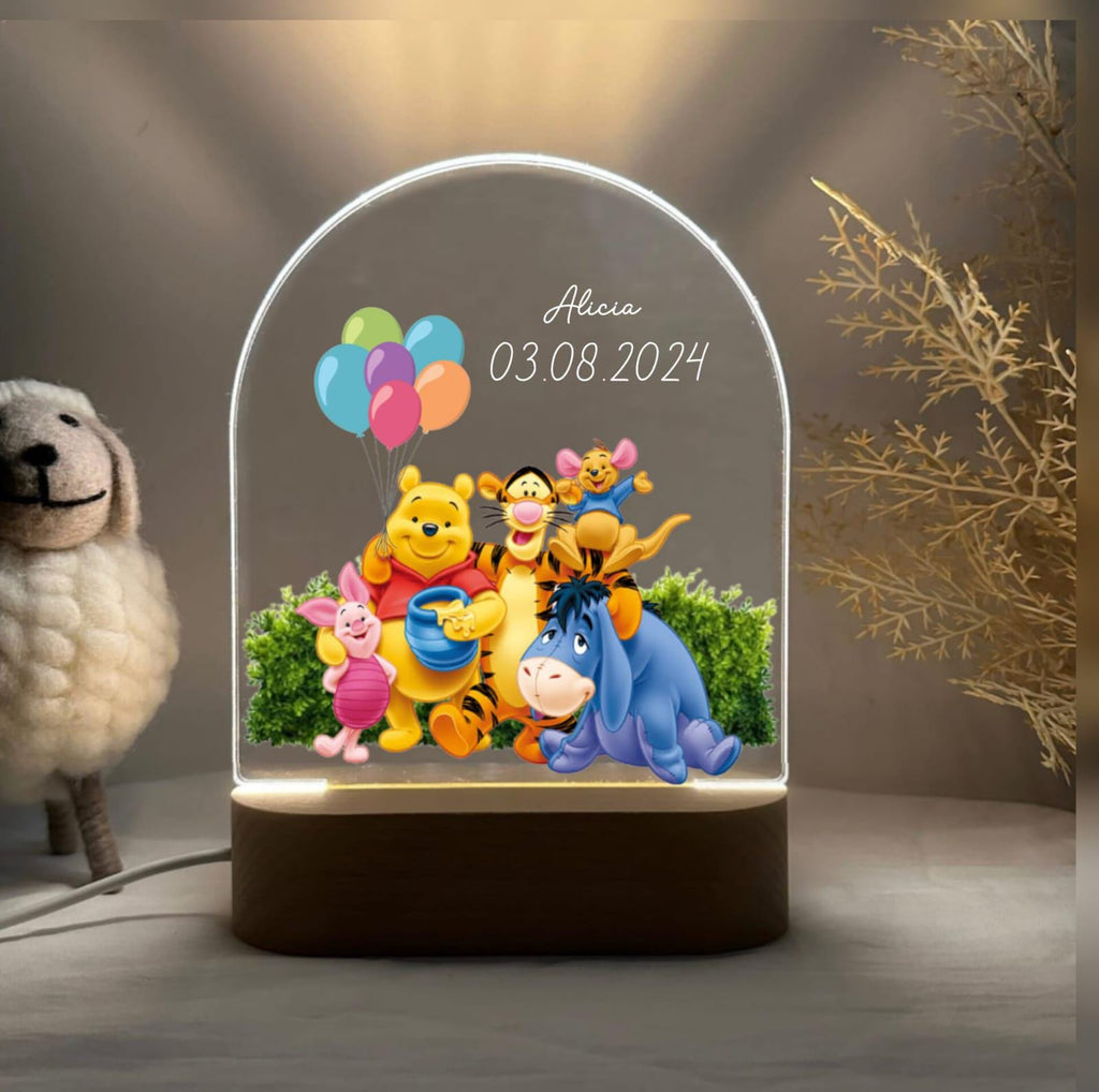 Personalized Winnie the Pooh Night Light