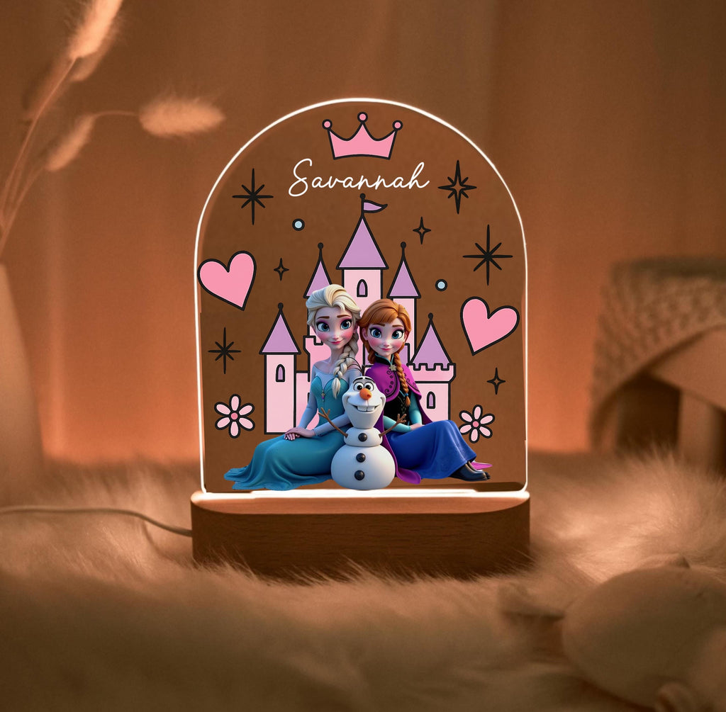 Personalized Frozen Night Light