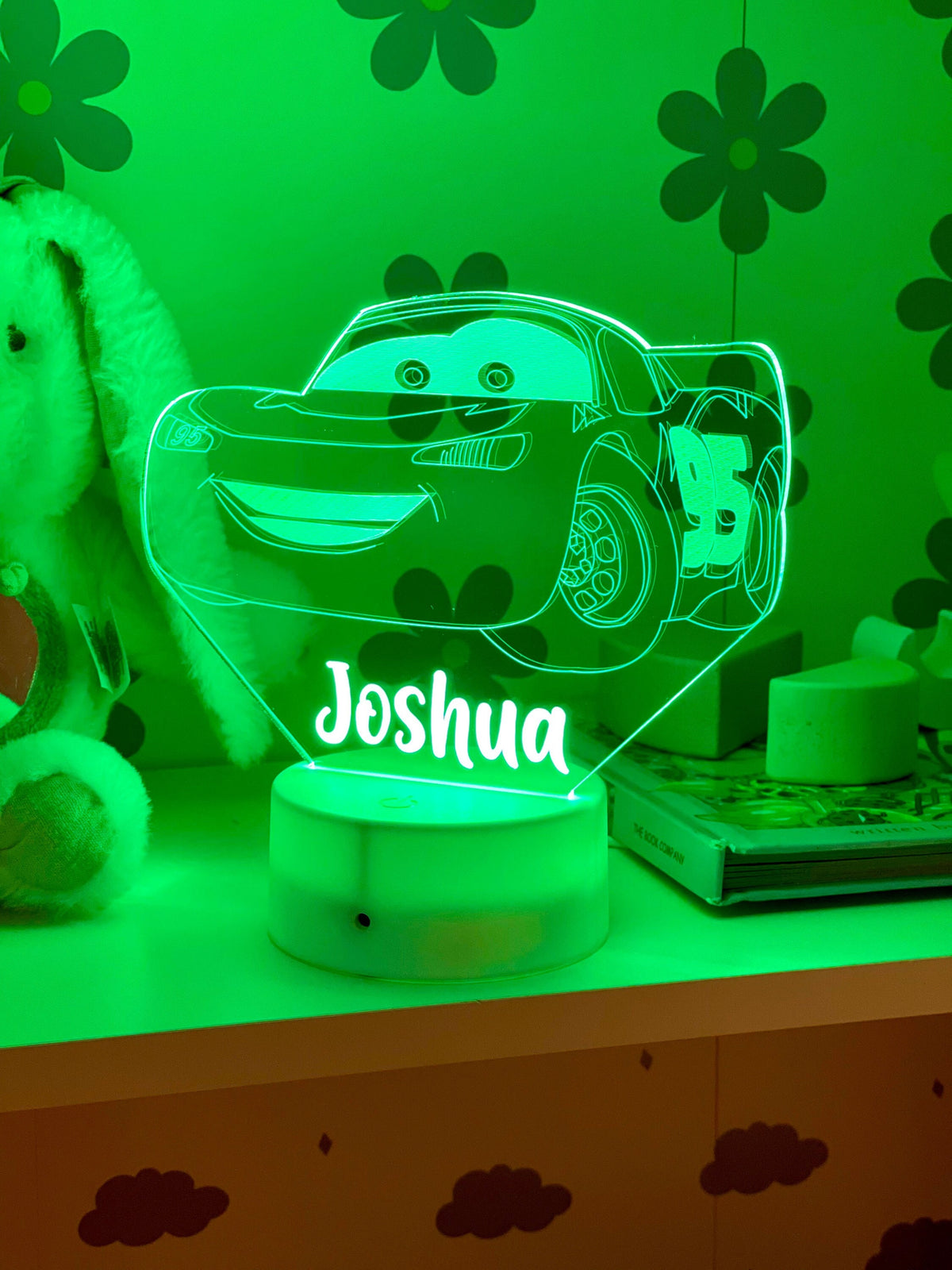Personalized Lightning McQueen Night Light