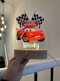 Personalized Lightning McQueen Night Light