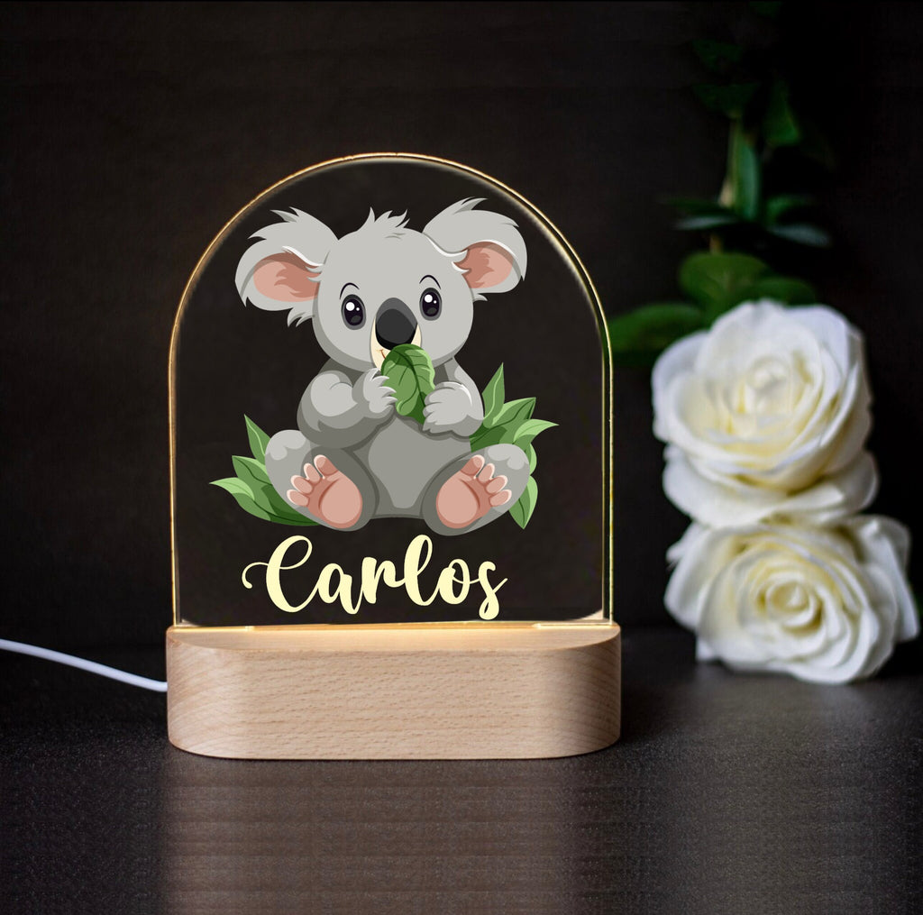 Personalized Koala Night Light