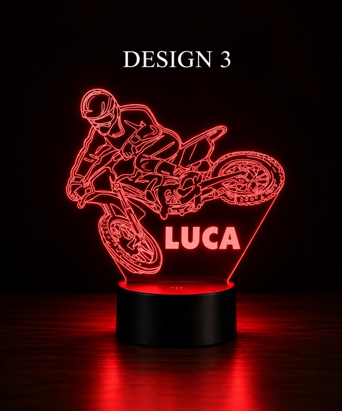 Personalized Heavy Bike Night Light