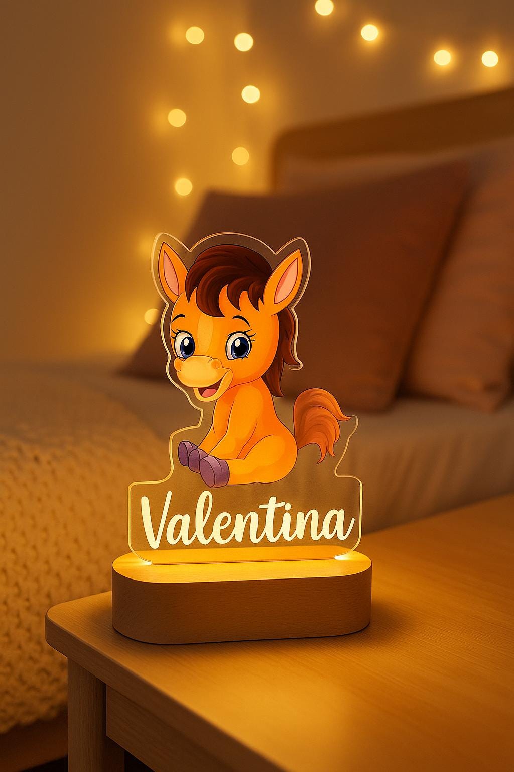 Personalized Horse Night Light