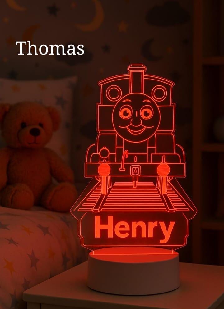 Personalized Thomas Train Night Light