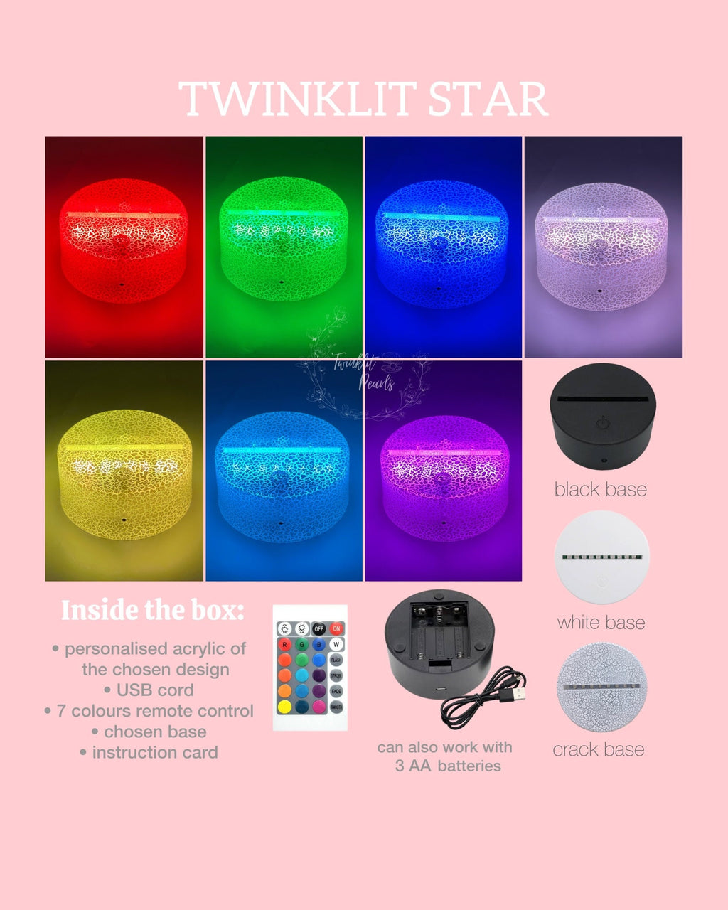 Personalized Little Mermaid Night Light