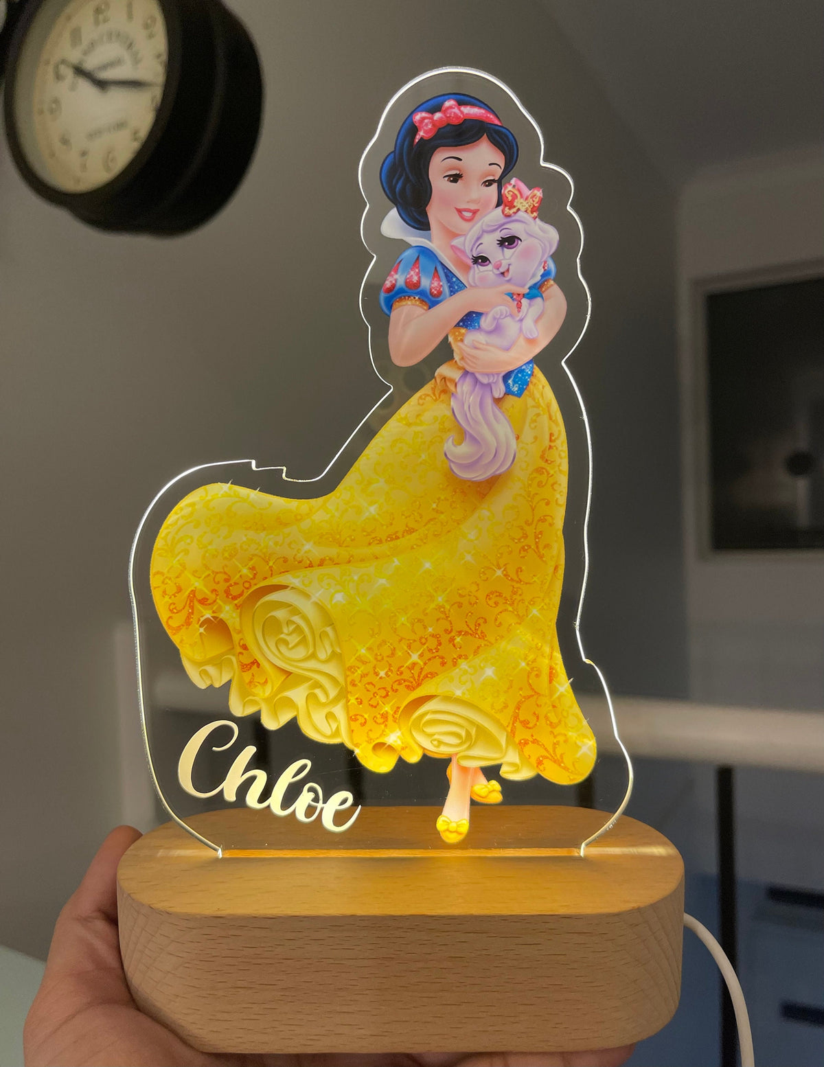 Personalized Snow White Night Light