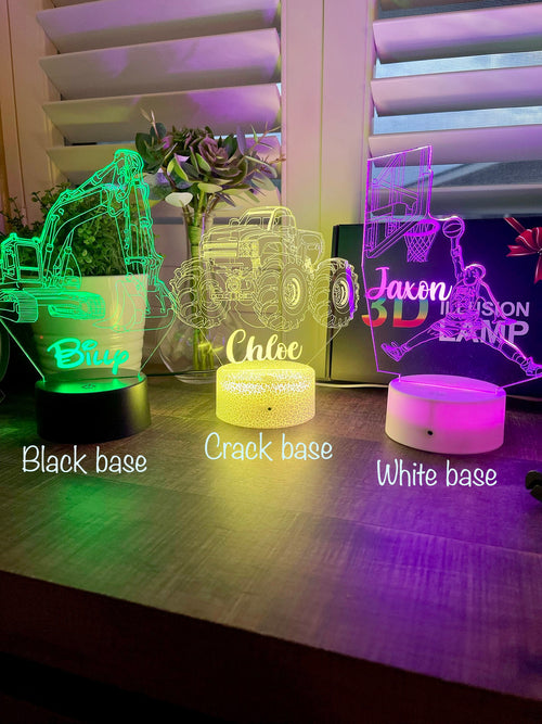 Personalised Bulldogs NRL Night Light