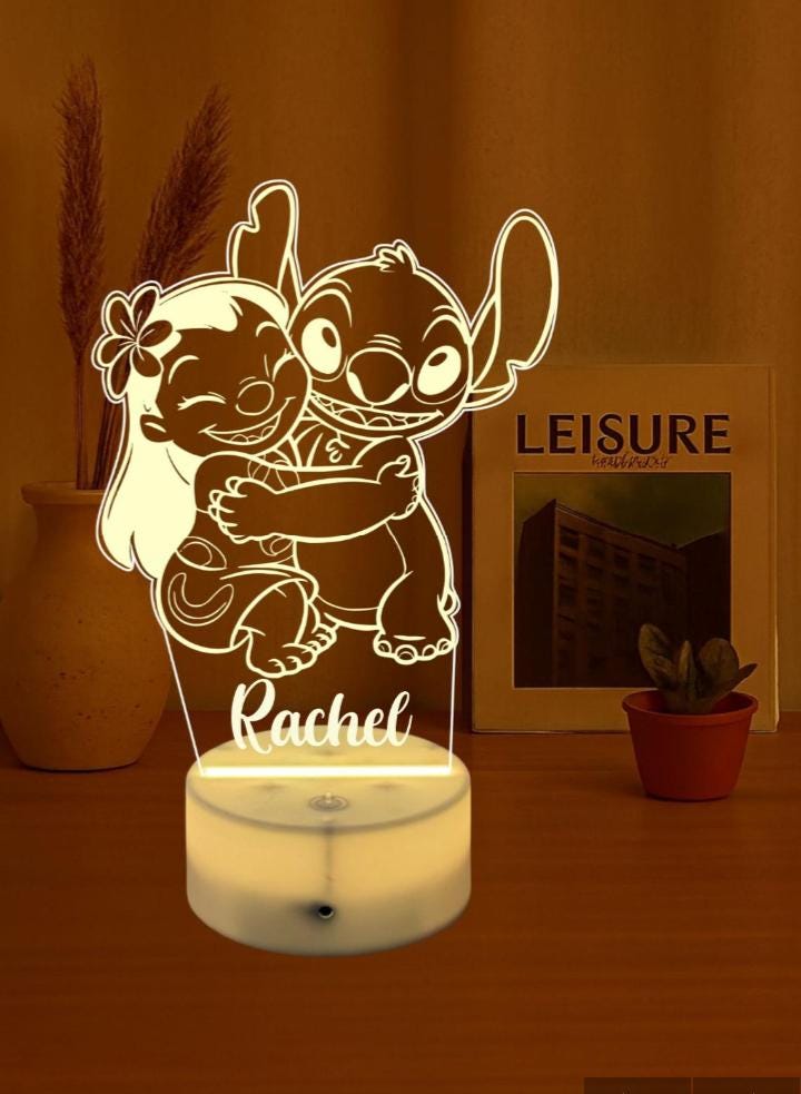 Personalised LILO And STITCH Night Light