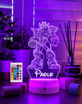 PERSONALIZED TRANSFORMER LED NIGHT LIGHT