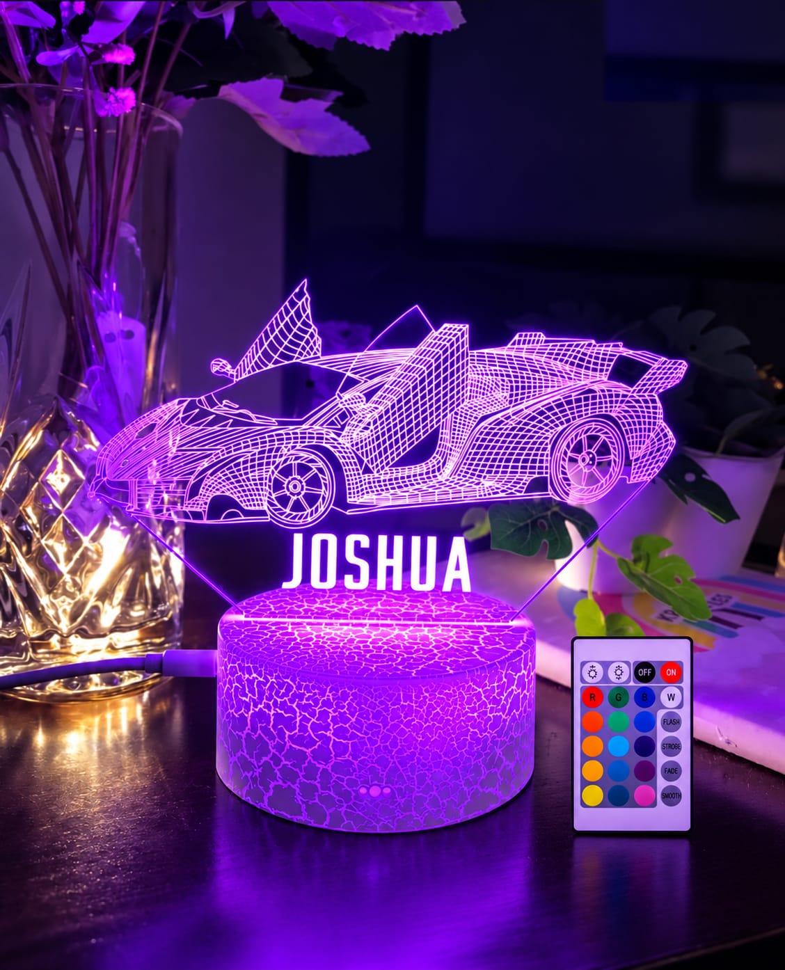 PERSONALIZED LAMBORGHINI LED NIGHT LIGHT