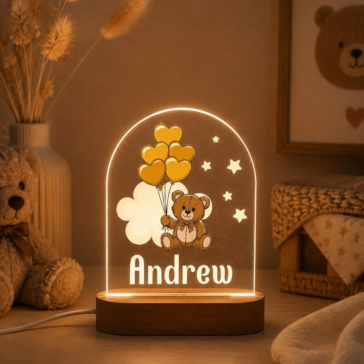 Personalised Gifts Night Light for Kids - Printed Koala
